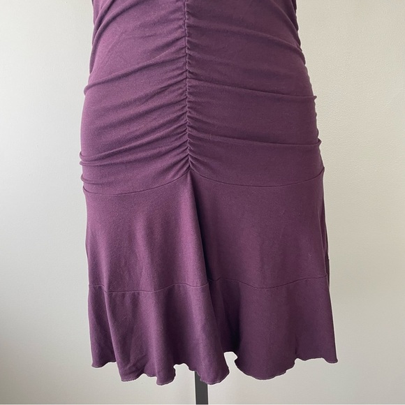 Nomads Hemp Wear Ruched Drop Waist Mini Tank Dress Purple Size Small - Picture 4 of 9
